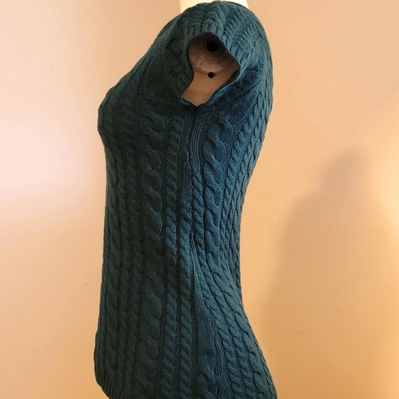 Zara Knit green short sleeved top - Size small - Picture 4 of 6